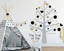  Fruit of the Spirit Tree Decal for Nursery Room